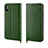 Coque Portefeuille Livre Cuir Etui Clapet P03 pour Apple iPhone X Vert