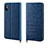 Coque Portefeuille Livre Cuir Etui Clapet P03 pour Apple iPhone Xs Bleu