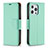 Coque Portefeuille Livre Cuir Etui Clapet pour Apple iPhone 13 Pro Cyan