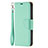 Coque Portefeuille Livre Cuir Etui Clapet pour Apple iPhone 13 Pro Max Cyan Petit