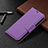 Coque Portefeuille Livre Cuir Etui Clapet pour Apple iPhone 13 Pro Max Violet Petit