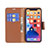 Coque Portefeuille Livre Cuir Etui Clapet pour Apple iPhone 14 Marron Petit