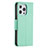 Coque Portefeuille Livre Cuir Etui Clapet pour Apple iPhone 14 Pro Cyan Petit