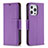 Coque Portefeuille Livre Cuir Etui Clapet pour Apple iPhone 14 Pro Max Violet