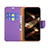 Coque Portefeuille Livre Cuir Etui Clapet pour Apple iPhone 14 Pro Max Violet Petit