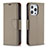 Coque Portefeuille Livre Cuir Etui Clapet pour Apple iPhone 15 Pro Max Kaki