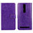 Coque Portefeuille Livre Cuir Etui Clapet pour Asus Zenfone 2 ZE551ML ZE550ML Violet