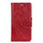 Coque Portefeuille Livre Cuir Etui Clapet pour Doogee X55 Rouge