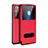 Coque Portefeuille Livre Cuir Etui Clapet pour Huawei Enjoy Z 5G Rouge