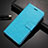 Coque Portefeuille Livre Cuir Etui Clapet pour Huawei Nova 6 Bleu Ciel