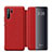 Coque Portefeuille Livre Cuir Etui Clapet pour Huawei P30 Pro New Edition Rouge