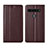 Coque Portefeuille Livre Cuir Etui Clapet pour LG K41S Marron