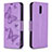 Coque Portefeuille Livre Cuir Etui Clapet pour Nokia 2.3 Violet