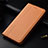 Coque Portefeuille Livre Cuir Etui Clapet pour OnePlus 7T Orange