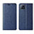 Coque Portefeuille Livre Cuir Etui Clapet pour Oppo A72 5G Bleu