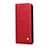 Coque Portefeuille Livre Cuir Etui Clapet pour Oppo AX5 Rouge