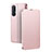 Coque Portefeuille Livre Cuir Etui Clapet pour Oppo Find X2 Neo Or Rose