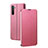 Coque Portefeuille Livre Cuir Etui Clapet pour Oppo K5 Rose