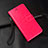 Coque Portefeuille Livre Cuir Etui Clapet pour Oppo Reno Ace Rose Rouge