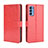 Coque Portefeuille Livre Cuir Etui Clapet pour Oppo Reno4 4G Rouge