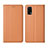 Coque Portefeuille Livre Cuir Etui Clapet pour Realme V15 5G Orange