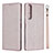 Coque Portefeuille Livre Cuir Etui Clapet pour Sony Xperia 1 II Rose