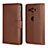 Coque Portefeuille Livre Cuir Etui Clapet pour Sony Xperia XZ2 Compact Marron