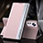 Coque Portefeuille Livre Cuir Etui Clapet pour Xiaomi Mi 12 5G Rose