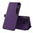 Coque Portefeuille Livre Cuir Etui Clapet Q02H pour Xiaomi Redmi 10A 4G Violet