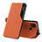 Coque Portefeuille Livre Cuir Etui Clapet Q02H pour Xiaomi Redmi 9C NFC Orange