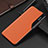 Coque Portefeuille Livre Cuir Etui Clapet Q03H pour Xiaomi Redmi 10 Power Orange