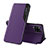 Coque Portefeuille Livre Cuir Etui Clapet Q04H pour Samsung Galaxy M53 5G Violet