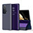 Coque Portefeuille Livre Cuir Etui Clapet QH1 pour Huawei Honor Magic V 5G Violet