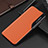 Coque Portefeuille Livre Cuir Etui Clapet QH1 pour Realme C31 Orange