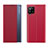 Coque Portefeuille Livre Cuir Etui Clapet QH2 pour Samsung Galaxy A22 4G Rouge