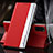 Coque Portefeuille Livre Cuir Etui Clapet QH2 pour Samsung Galaxy S20 Plus 5G Rouge