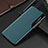 Coque Portefeuille Livre Cuir Etui Clapet QH3 pour Samsung Galaxy A03s Vert