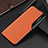 Coque Portefeuille Livre Cuir Etui Clapet QH3 pour Samsung Galaxy M23 5G Orange