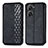 Coque Portefeuille Livre Cuir Etui Clapet S01D pour Asus Zenfone 9 Noir