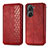 Coque Portefeuille Livre Cuir Etui Clapet S01D pour Asus Zenfone 9 Rouge