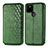 Coque Portefeuille Livre Cuir Etui Clapet S01D pour Google Pixel 4a 5G Vert