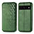 Coque Portefeuille Livre Cuir Etui Clapet S01D pour Google Pixel 7 Pro 5G Vert