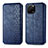 Coque Portefeuille Livre Cuir Etui Clapet S01D pour Huawei Enjoy 50z Bleu