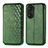 Coque Portefeuille Livre Cuir Etui Clapet S01D pour Huawei Honor 60 5G Vert