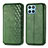 Coque Portefeuille Livre Cuir Etui Clapet S01D pour Huawei Honor 70 Lite 5G Vert