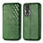 Coque Portefeuille Livre Cuir Etui Clapet S01D pour Huawei Honor 80 5G Vert