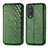 Coque Portefeuille Livre Cuir Etui Clapet S01D pour Huawei Honor 90 5G Vert