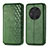 Coque Portefeuille Livre Cuir Etui Clapet S01D pour Huawei Honor Magic3 5G Vert