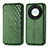 Coque Portefeuille Livre Cuir Etui Clapet S01D pour Huawei Honor Magic5 Lite 5G Vert