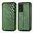 Coque Portefeuille Livre Cuir Etui Clapet S01D pour Huawei Honor V40 5G Vert